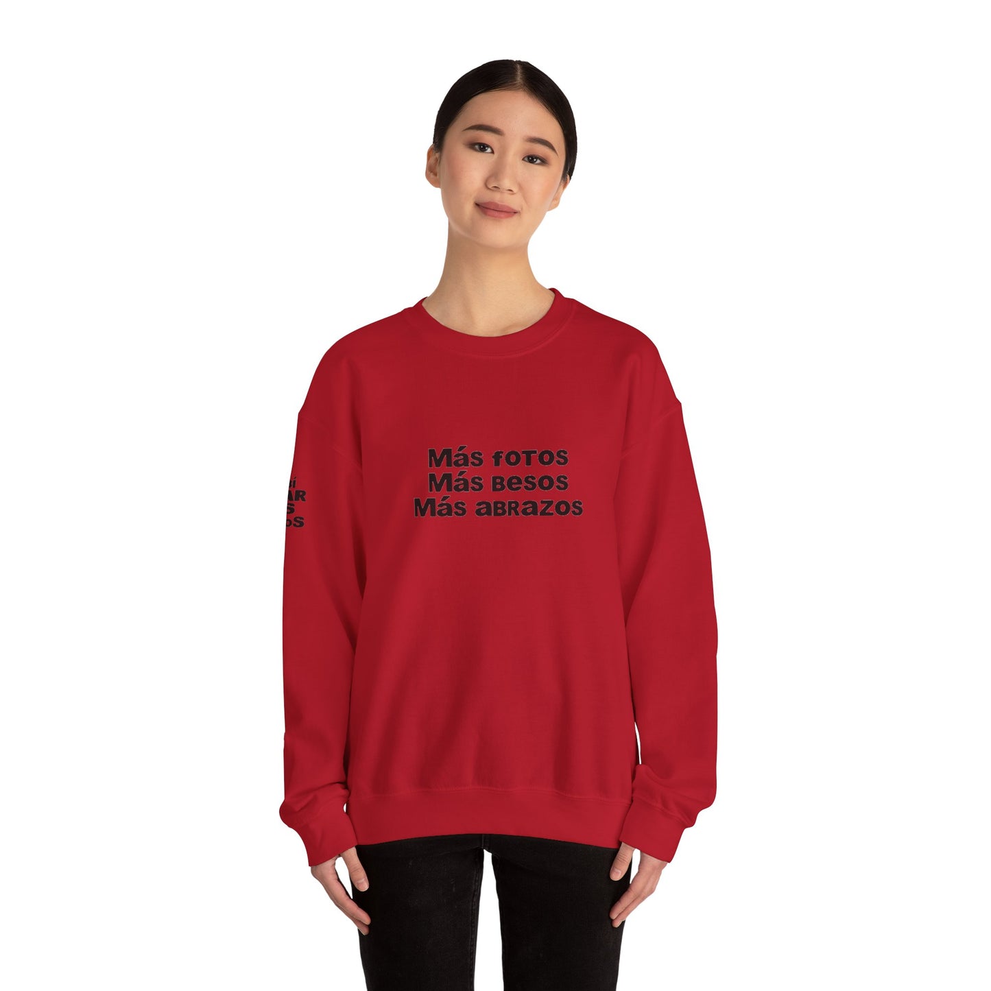 Mas Fotos, Mas Besos, Mas Abrazos Sweatshirt- DtMF Inspired