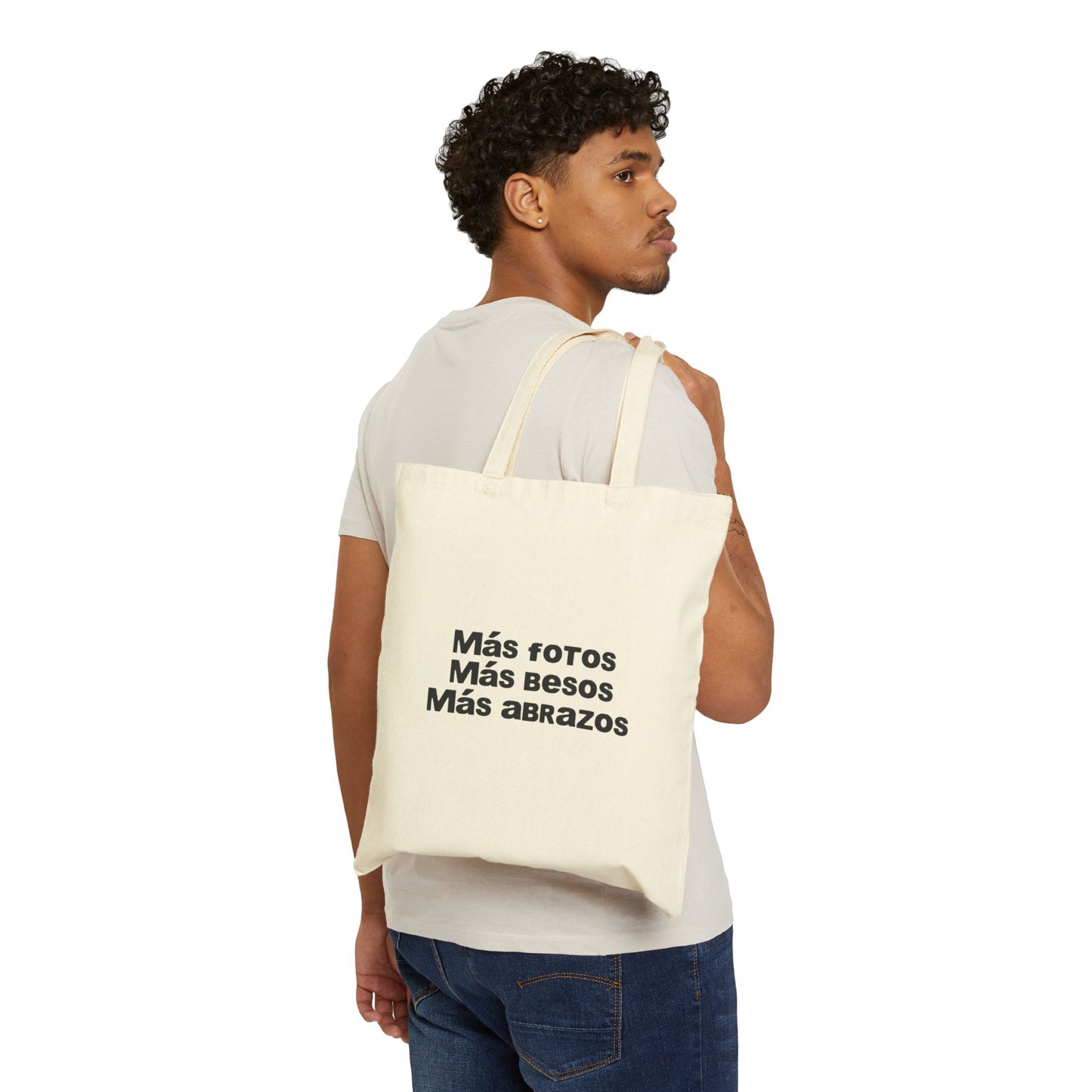 Mas Fotos, Mas Besos, Mas Abrazos Tote Bag- DtMF Inspired