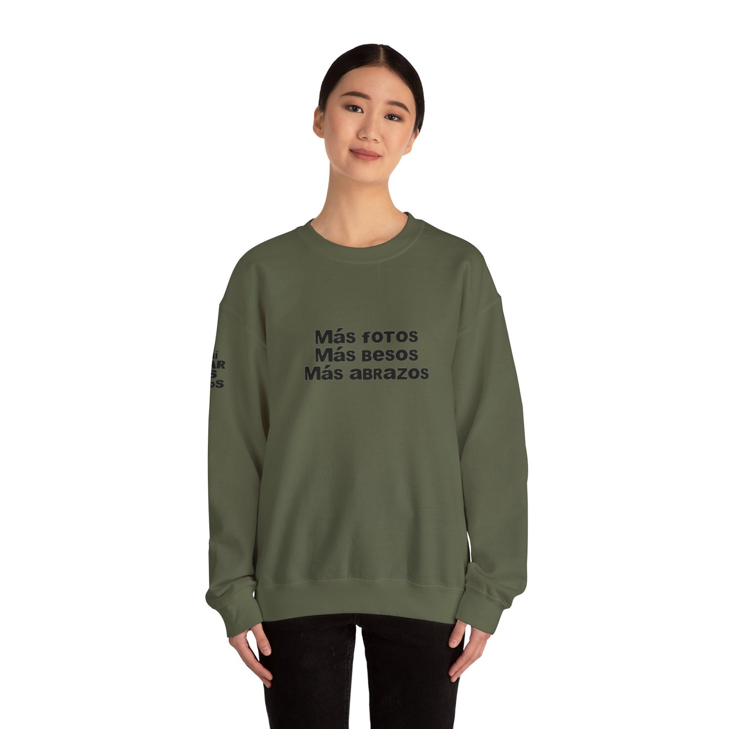 Mas Fotos, Mas Besos, Mas Abrazos Sweatshirt- DtMF Inspired