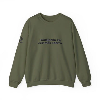 Sonriendo Te Vez Mas Bonita Sweatshirt- DtMF Inspired